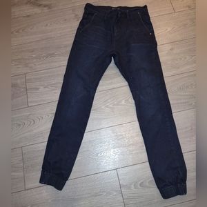 Zanerobe blue jogger jeans